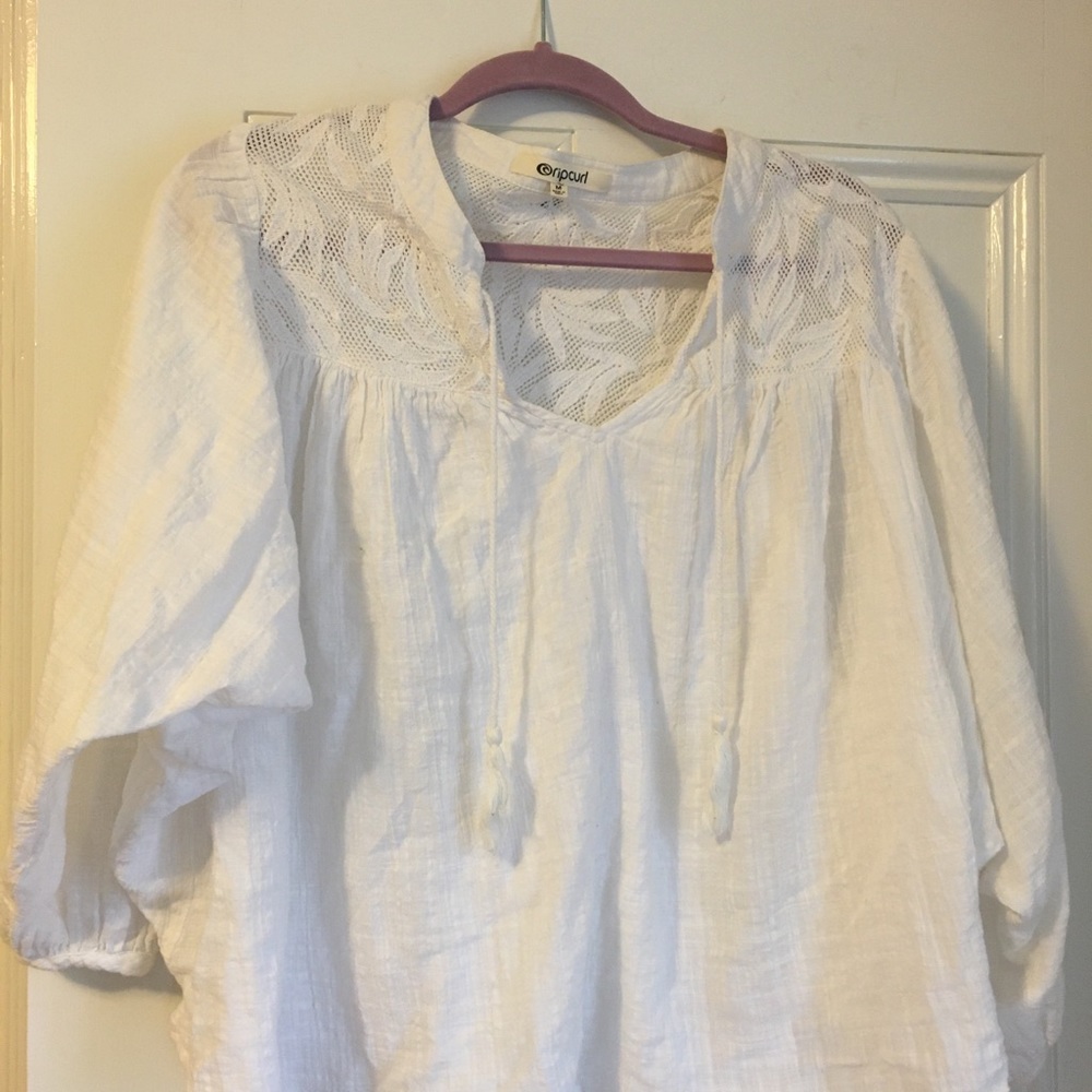 Outdoor surf Rip curl med white blouse